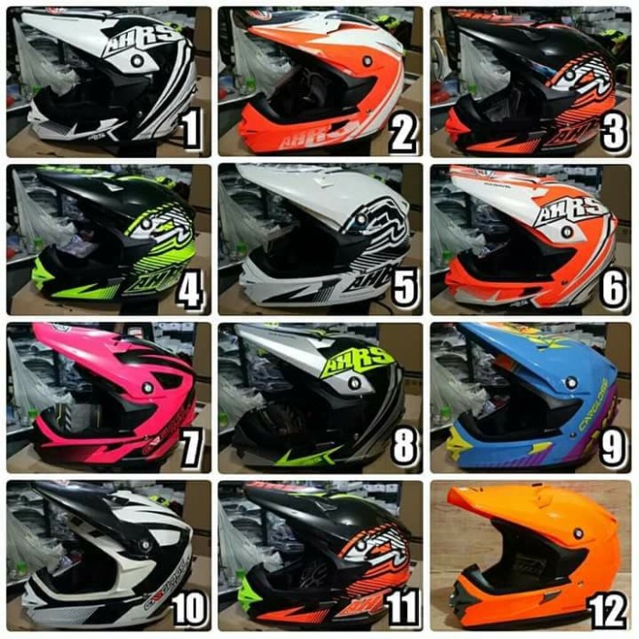✨Termurah Helm Cross Ahrs Diskon