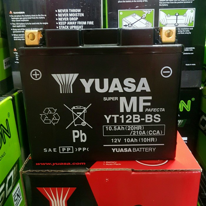 ✨Sale Yt12B-Bs Yuasa Yt12B-Bs Aki Motor Ducati Bergaransi. Terbaru
