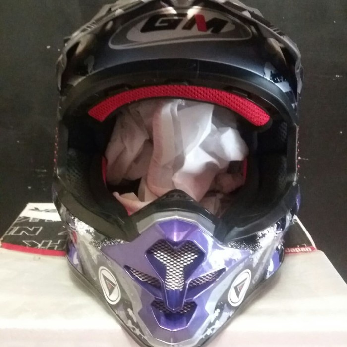 ✨Termurah Helm Gm Super Cross Gm Full Face Diskon