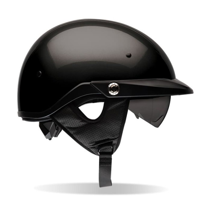 ✨Termurah Bell Pit Boss Black Gloss  Helm Motor Half Face  Helm Klasik  Ori Berkualitas