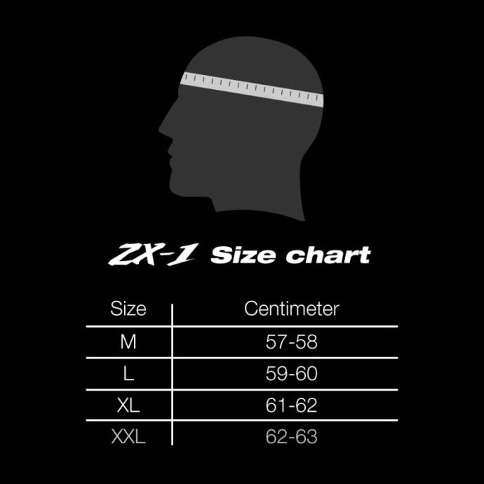 HELM NJS ZX1 SOLID BLA DOFF DOUBLE VISOR FULLFACE NJS ZX-1