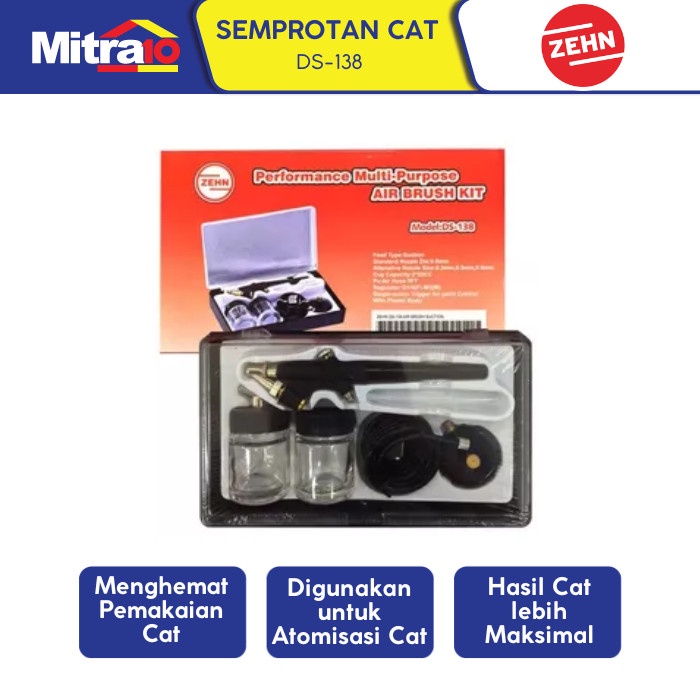 

Gaya Zehn Semprotan Cat Stainless Tabung Atas Ds-138