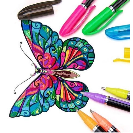 

Gaya Pen Gel Glitter 48 Warna