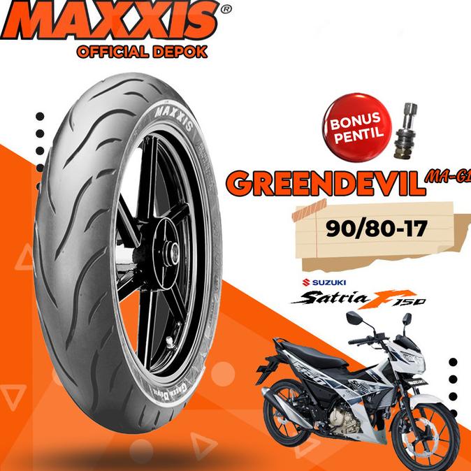 Ban Motor Bebek Maxxis Greendevil 90/80 Ring 17 Tubeless