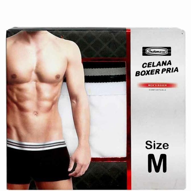Indomaret Celana Boxer Pria Medium