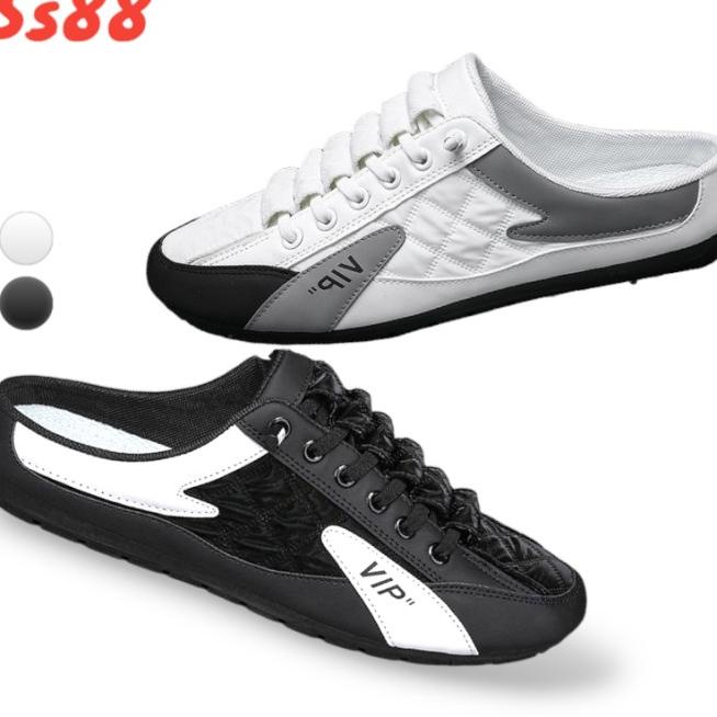 Sepatu sandal Slip-on K31 Sepatu sneakers pria Backless Sneakers Korea Premium