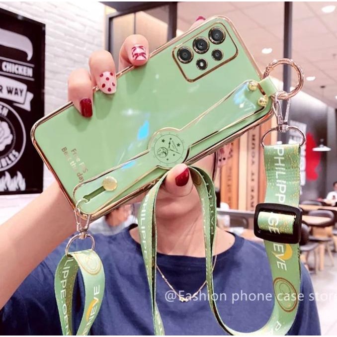 SAMSUNG A13 A23 A33 A53 SOFT CASE PLATING TALI GLOSSY CASING COVER HP