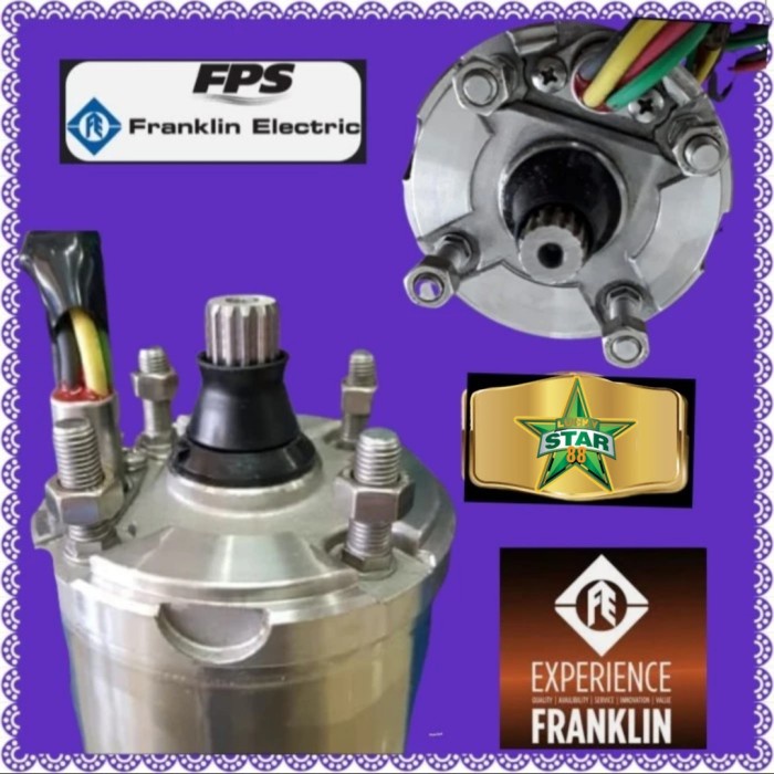 Ready Dinamo Mesin Pompa Franklin 2Hp 380V 3Phase Diskon