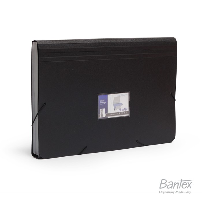 

Promo Bantex Expanding File Folio Black #3601 10