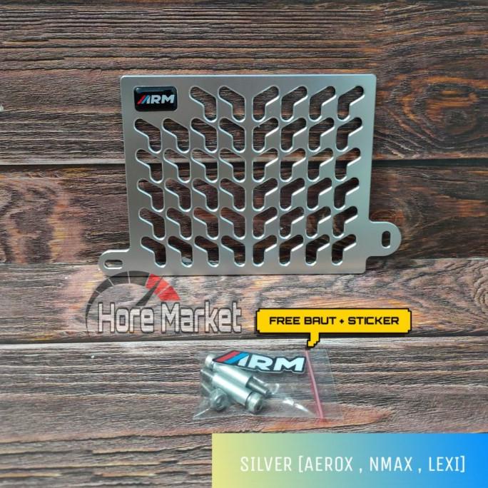 ASLI TUTUP COVER RADIATOR AEROX 155 NMAX OLD LEXI 125 ARM FULL CNC BEST QUALITY