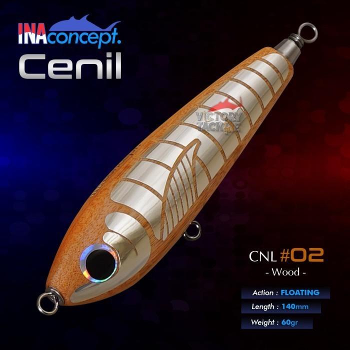 Umpan Pancing Lure Stickbait Ina Concept Cenil 140 Mm 60 Gram Floating