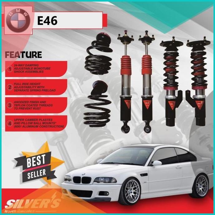 Aksesoris Suspensi SILVERS NeomaxR Coilover BMW E46 16novz3 last stok