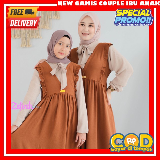 Gamis Terbaru Pengajian 2023 Kekinian Elegan Kakak Adik Bocil Coupele Sarimbit Abya Abaya Anak Ibu S