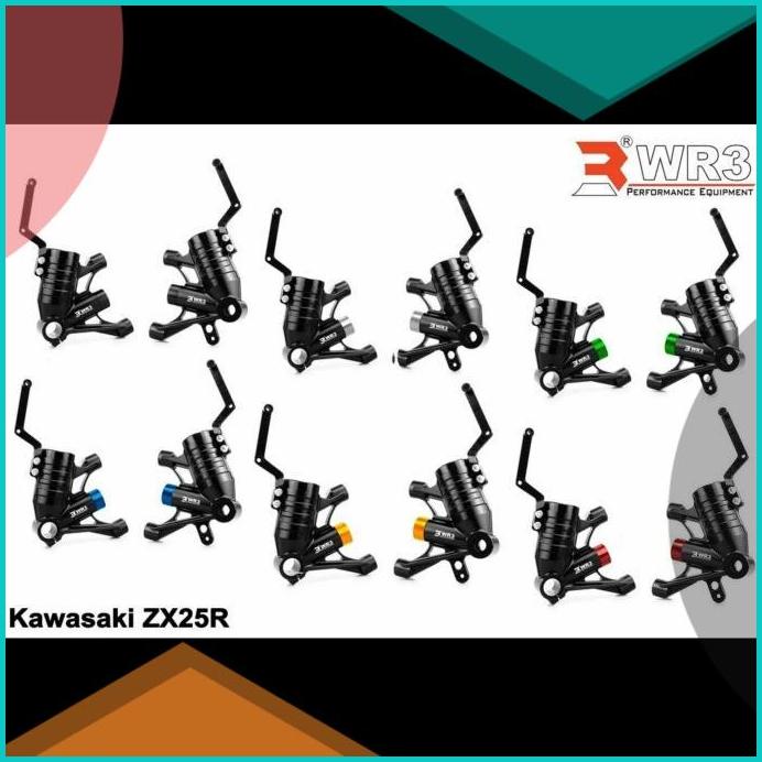 Bottom Shock USD Double Disc Cakram Kaliper 108mm WR3 ZX25R ZX25RR 16n