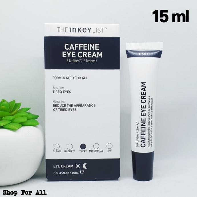 Big Sale The Inkey List Caffeine Eye Cream 15 Ml (Full Size) Terbaik