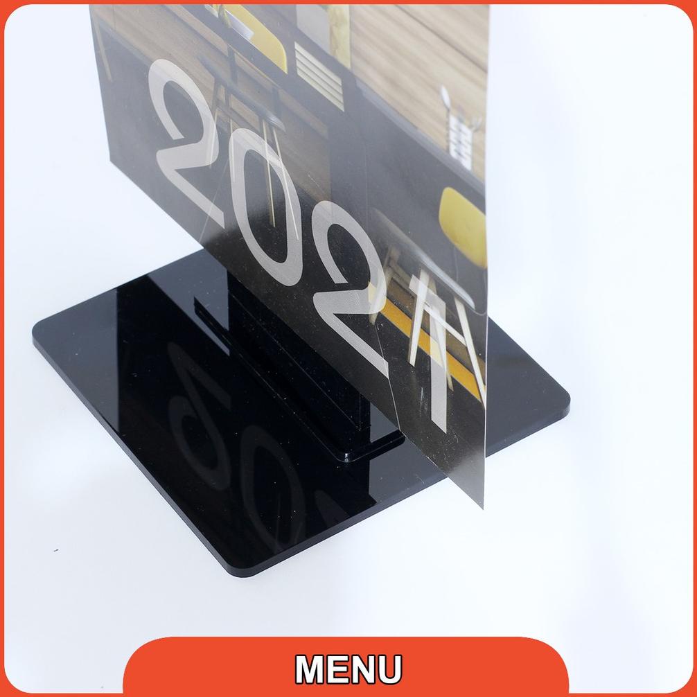 

Flash Sale Gantungan Menu Akrilik, Acrylic Menu Stand Resto, Display Menu A4 .,