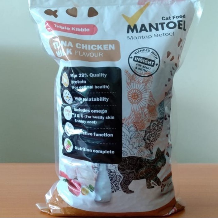 ffstk790 Makanan Kucing Mantoel Kitten Adult 1kg 1 kg No Ori Cat Bolt Maxi Cat