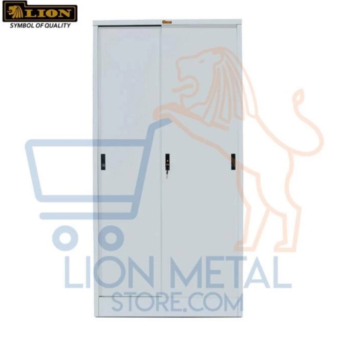 

LEMARI ARSIP SLIDING BESI MERK LION L 33A