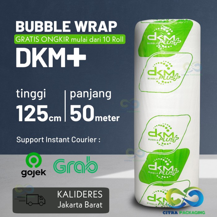 

Promo Bubble Buble Wrap Murah Premium 125 Cm X 50 M Bening - Dkm Green