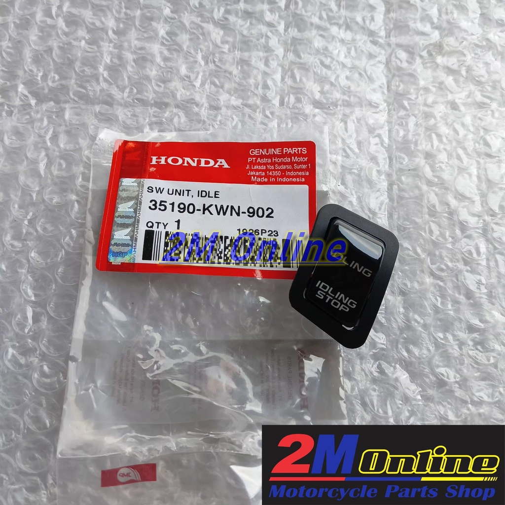 Switch Idle Tombol Idling Stop PCX Vario 150 Ori AHM 35190-KWN-902