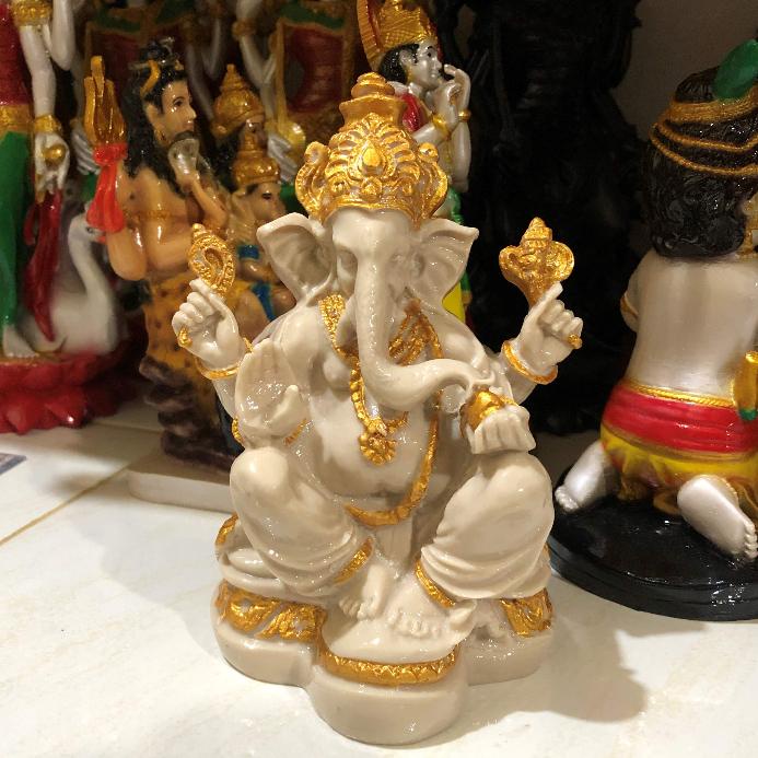 PATUNG GANESHA 17 CM/PATUNG GANESA/PATUNG DEWA GANESHA/PATUNG DEWA DEWI