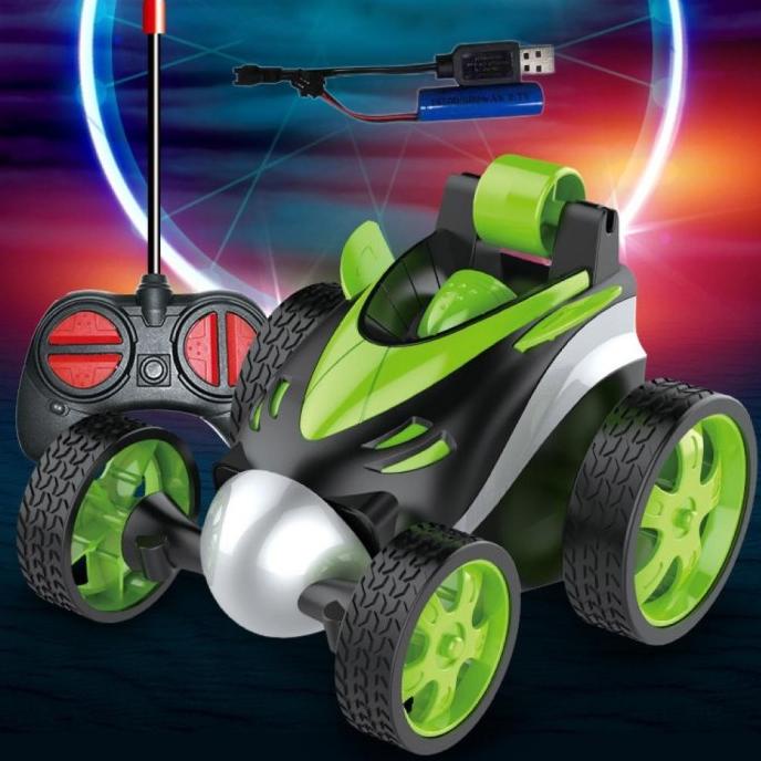 Diskon  Syariah Toys Mainan Rc Stunt Tumbling Baterai Cas 1:24 Bolak Balik 360 - Langsung Kirim