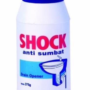 Shock Anti Sumbat 375G/Bubuk Anti Sumbat Pipa/Drain Opener