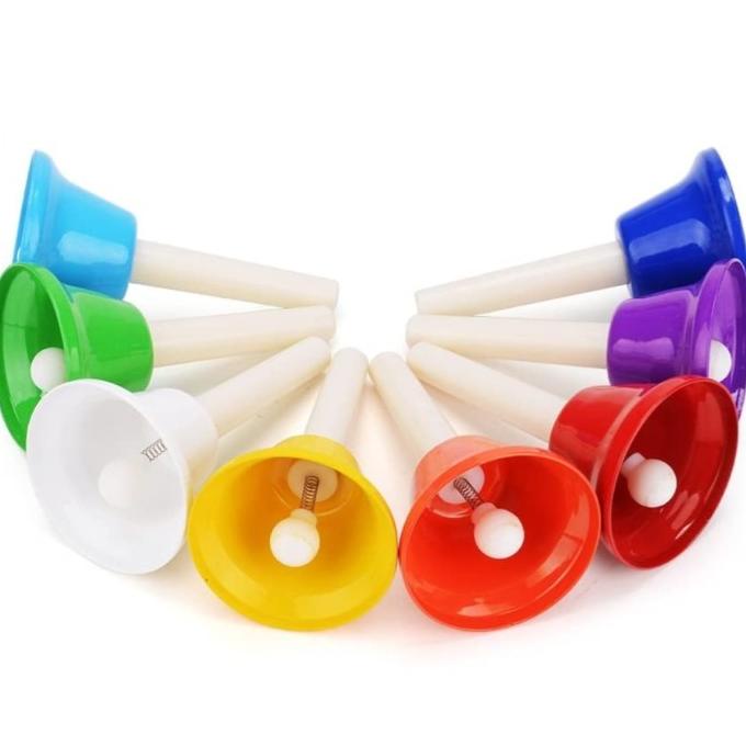 

Handbells Set Musical Toys Mainan Musik Anak Bell Set 8 Nada Terbaik