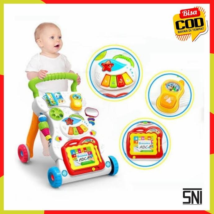kado Mainan bayi laki laki perempuan 7 9 bulan 1 tahun Baby Walker