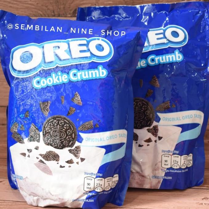 

OREO Cookie Crumb 1 Kg Black Cookies Crumbs Biskuit Remahan TSN