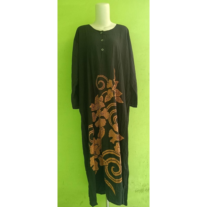 LE246 DASTER GAMIS WANITA LENGAN PANJANG BATIK JUMBO MURAH KEKINIAN LD 140 BIG SALE