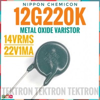 Varistor TNR 12G220K Nippon Chemicon 14Vrms 22V1mA 12G220 12V220K Ori