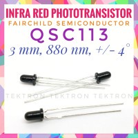 Infrared Phototransistor QSC113 Fairchild 3mm, 880nm fototransistor pt
