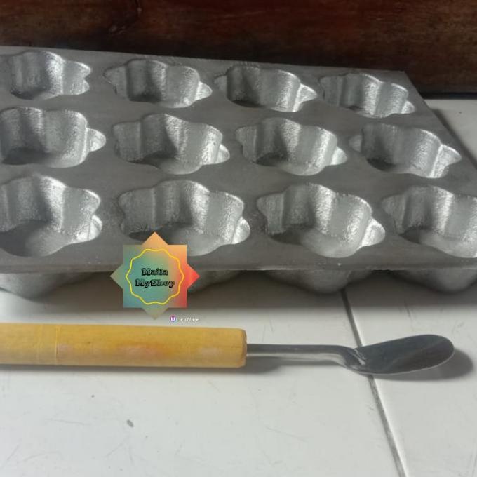 CETAKAN KUE BOLU KEMOJA KEMOJO BUNGA BINGKE BIKA MINI BOLU KERING PLUS