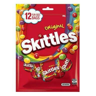 

Skittles 12 Fun Size Pack