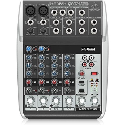 Behringer Xenyx Q802Usb ,Bmj Original Dan Terpercaya