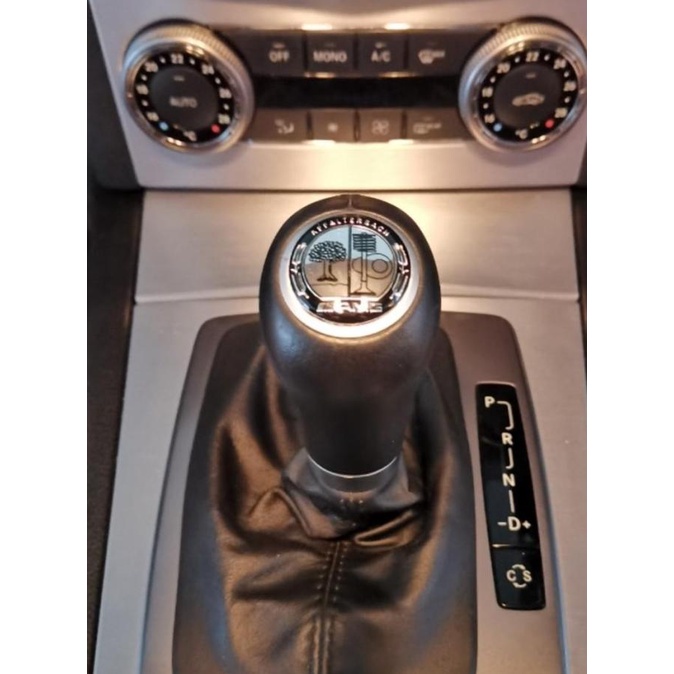 Terbaru AMG LOGO EMBLEM TUAS PERSNELING SHIFT KNOB MERCEDES BENZ W204 W212 Murah