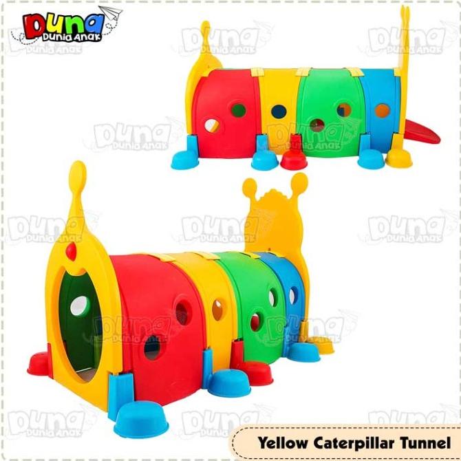 Mainan Terowongan Anak Playhouse Caterpillar Bug Tunnel Playground