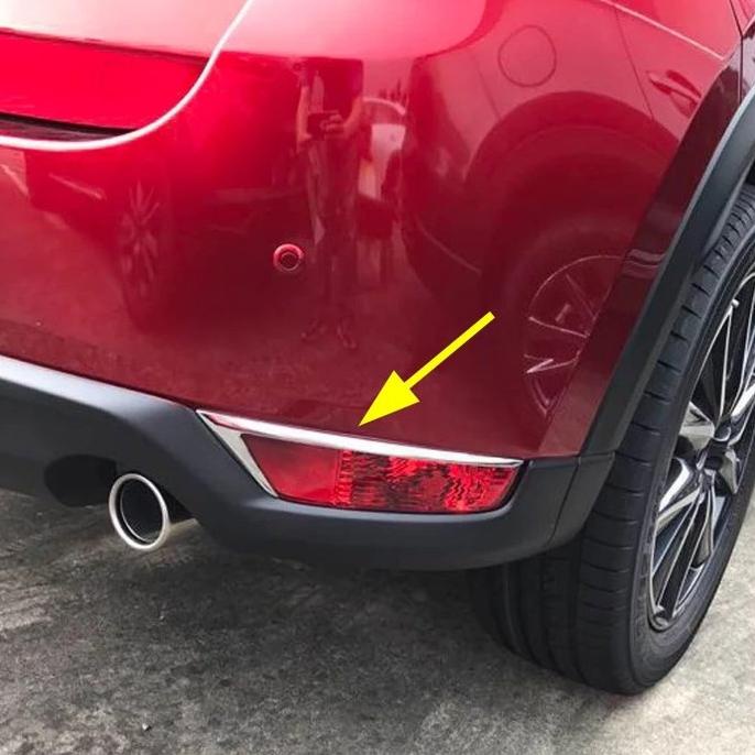 (REDI STOK, 100% REALPICT) LIS COVER REFLECTOR FOG LAMP BELAKANG UNTUK MAZDA CX5 CX-5 2017 KEATAS KO