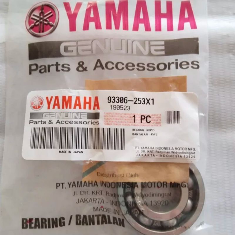 BEARING LAHAR LAHER AS PULI PULLI PULLY MIO NOUVO ORIGINAL