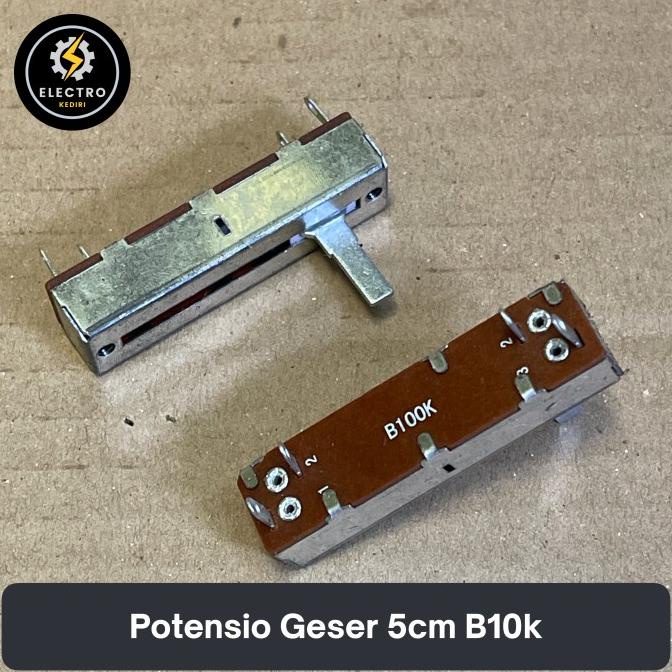 ;&;&;&;&] Potensio geser 5cm 100k | potensio meter 5 cm b100k 50mm