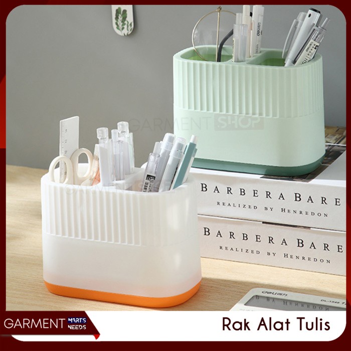 

{{{{}}] Storage Organizer Stationery Tempat Kotak Pensil Bulpen Meja Stiker