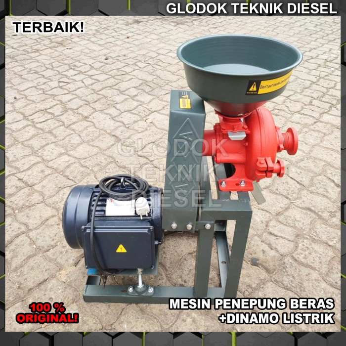 Mesin Penepung Beras Jagung Kopi / Penggiling Beras Gabah Padi Rempah