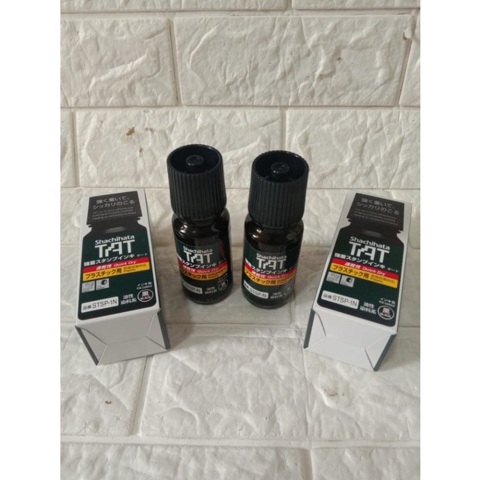 

Sarila Tinta Shachihata Stsp-1N Hitam Tinta Permanen Untuk Karet Dan Plastik