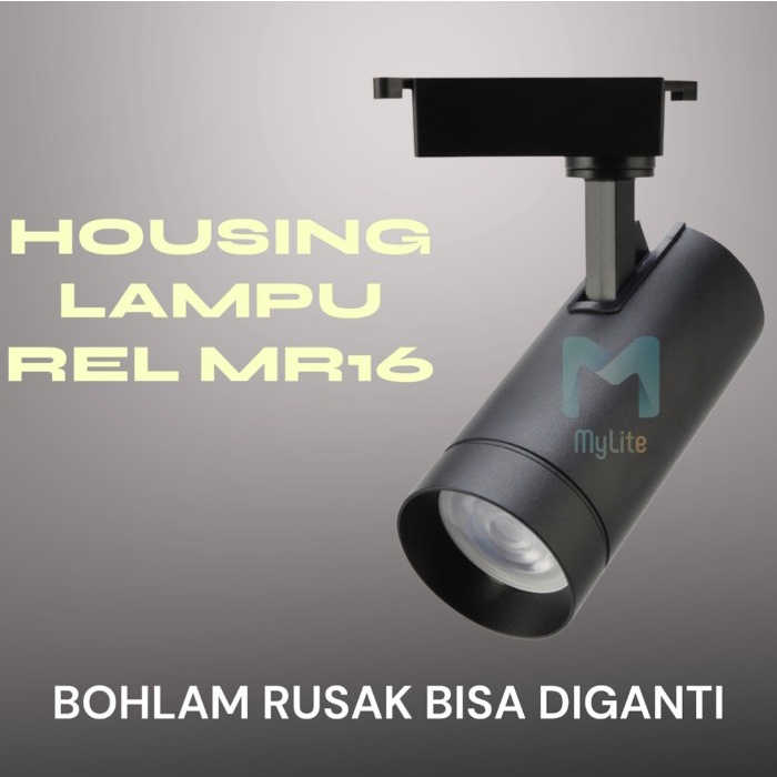 ------] Lampu Spotlight Rel MR16 Kosongan / Track Light Rel MR 16