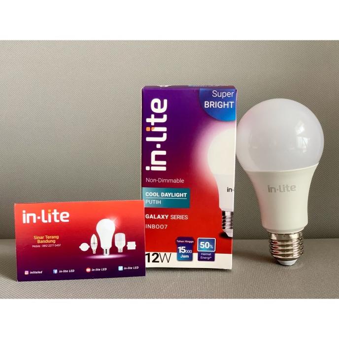 `````````] LAMPU LED BULB INLITE 12W 12 WATT - INB007