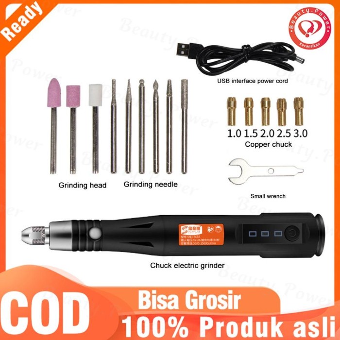 

Terbaru Termurah Alat Pen Bor Grinder Elektrik Mini Pengukir Dengan 3 Mode Promo Terlaris