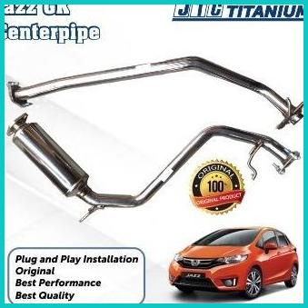 Exhaust Muffler Knalpot JTC titanium Centerpipe Honda JAZZ GK5 16novz3