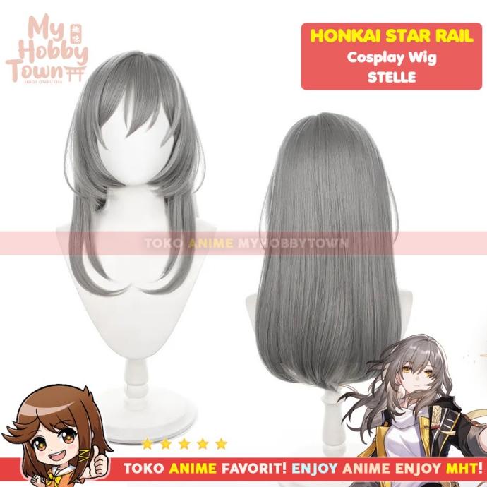 Wig Cosplay Anime Game Honkai Star Rail Stelle Trailblazer