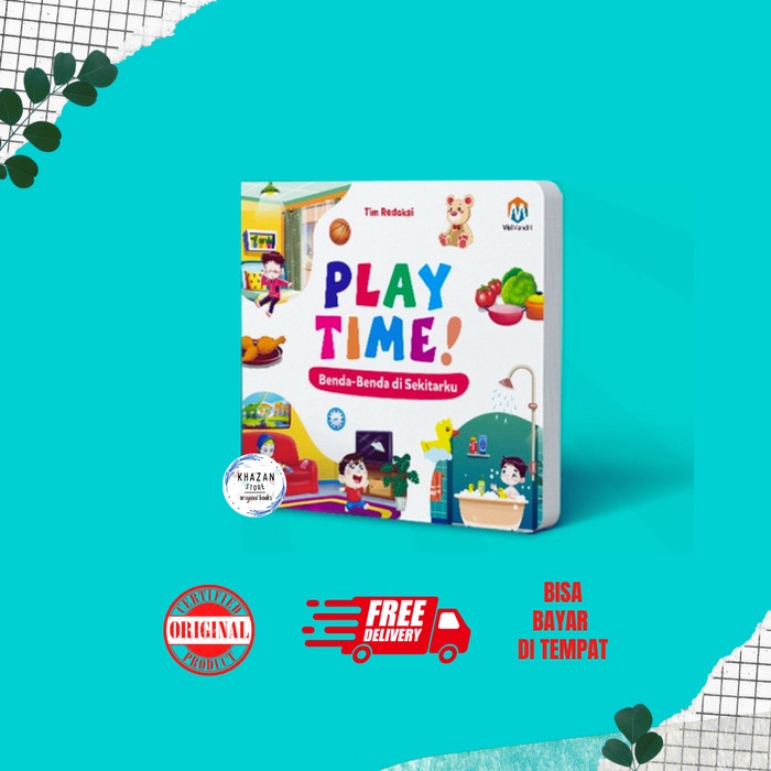 

[SALE MURAH] Boardbooks Playtime! Benda-Benda Disekitarku NEW